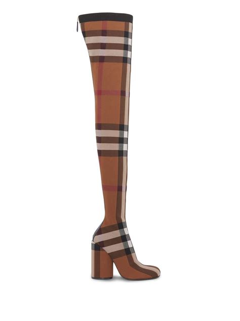 burberry knee high boots.